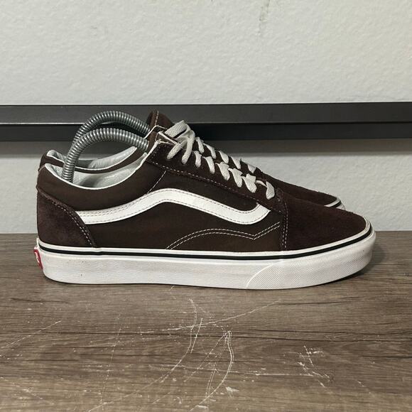 Vans Old Skool Men's Athletic Skate Shoes Sneakers Size 7 Brown - Picture 3 of 8